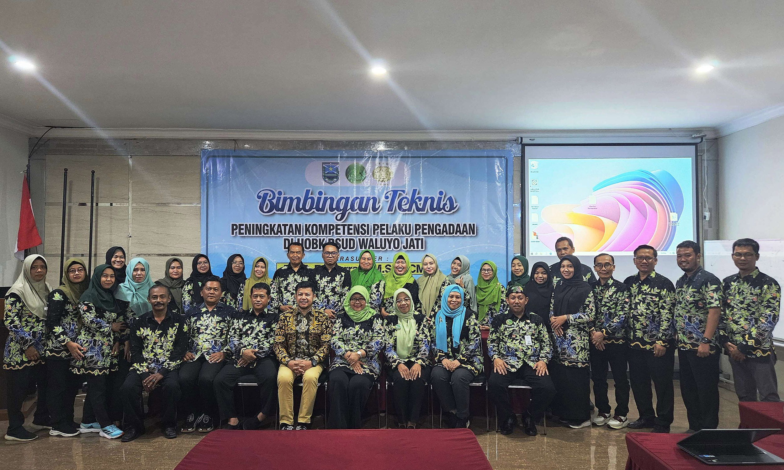 BIMTEK : Direksi mengikuti pelatihan peningkatan kompetensi pelaku pengadaan barang dan jasa untuk mendukung pengelolaan instalasi yang transparan dan profesional