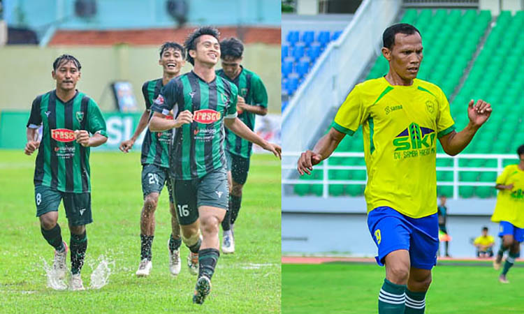 HARUS MENANG: Pemain Pasuruan United saat berlaga melawan PS Surabaya Muda. Kanan, Gelandang bertahan Persekap Amir Mahmud yang kemungkinan akan diturunkan di laga Selasa (8/1) sore.