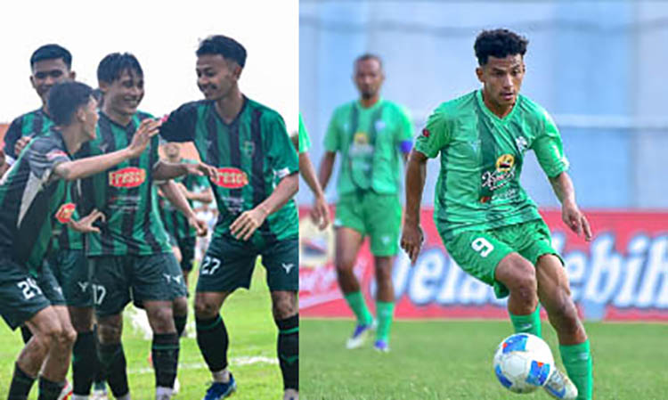 BAKAL BERAT: Pemain Pasuruan United saat merayakan gol setelah mencetak gol di laga melawan PS Surabaya Muda beberapa waktu lalu.