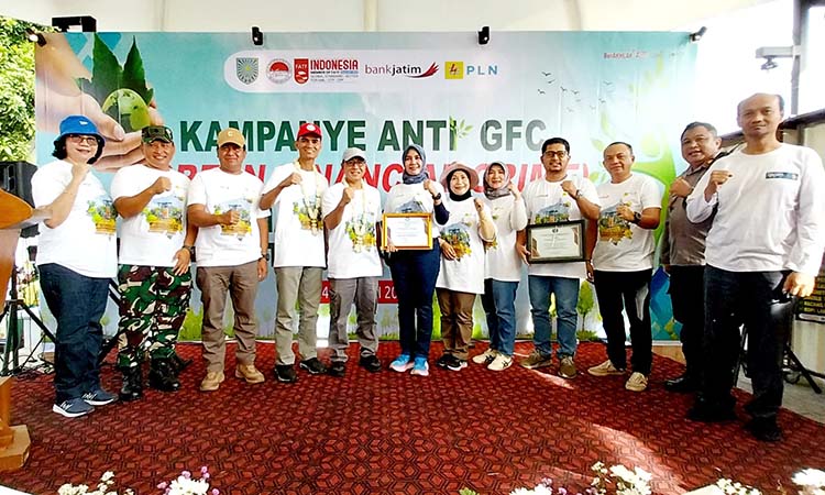 KOMITMEN: Komitmen Anti Pencucian Uang dan Pencegahan Pendanaan Terorisme dilakukan untuk meninimalisasi kejahatan pidana kriminal. Sedangkan Kampanye Anti GFC sebagai aksi mitigasi perubahan iklim