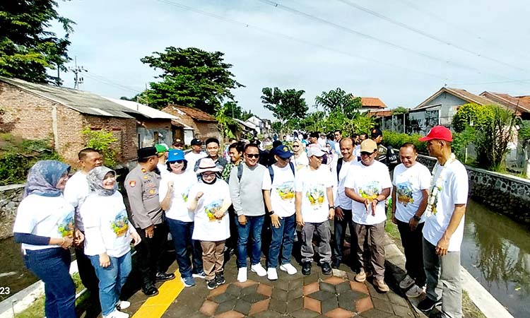 JOGGING TRACK: Di lokasi inilah sebagian pohon Bungur ditanam dan dilengkapi dengan sistem DigiTree.