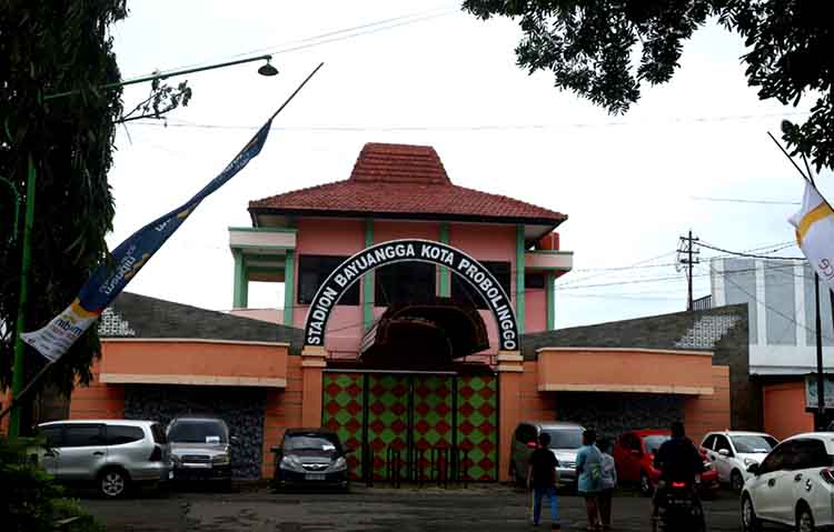 SUMBER PAD: Stadion Bayuangga, salah satu fasilitas olahraga yang menjadi penyumbang PAD bagi Pemkot Probolinggo.