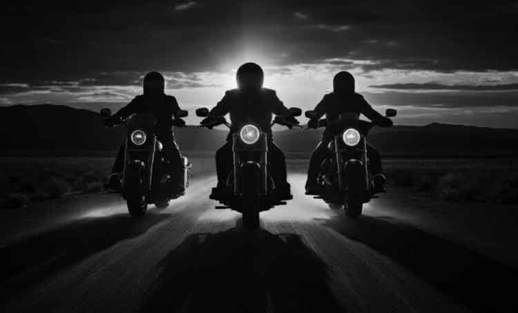 ilustrasi geng motor