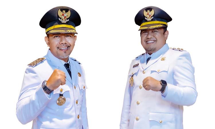 NAKHODA BARU: Bupati Probolinggo Gus Haris (kiri) dan Wabup Lora Fahmi (kanan). (Istimewa)