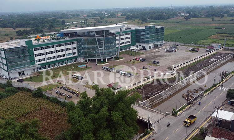 RSUD Ar Rozy dipotret dari udara.