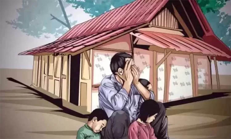 Ilustrasi kemiskinan
