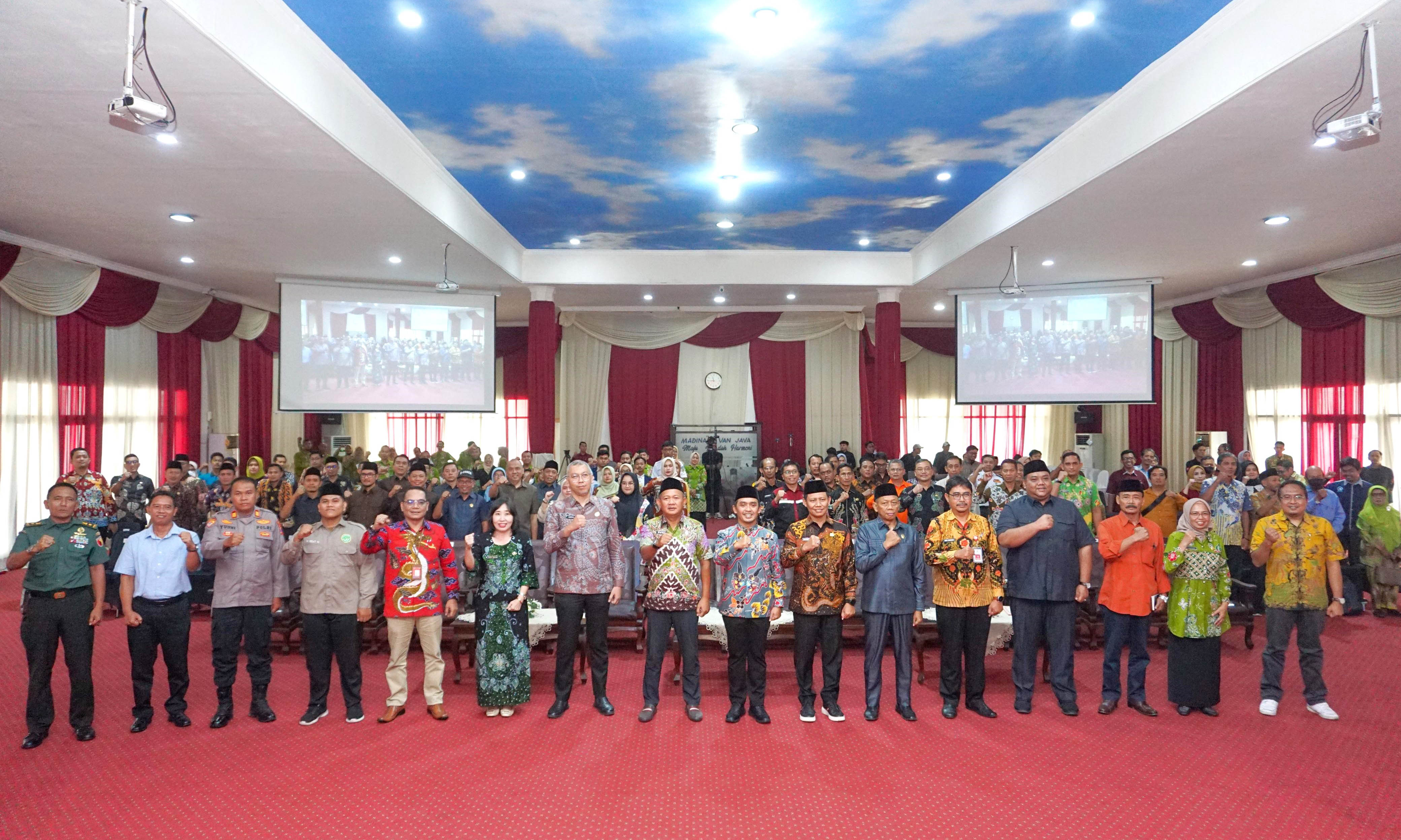 BERSINERGI: Musrenbang RKPD tahun 2026 yang dihadiri oleh Forum Koordinasi Pimpinan Daerah (Forkopimda) termasuk Pimpinan dan anggota DPRD Kota Pasuruan, Asisten, juga Kepala Perangkat Daerah (PD)
