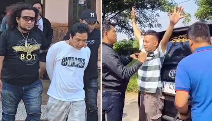 TERUNGKAP: Tim Jatanras Polda Jatim saat membekuk komplotan penculikan santri Pondok Metal, Pasuruan. (Istimewa)