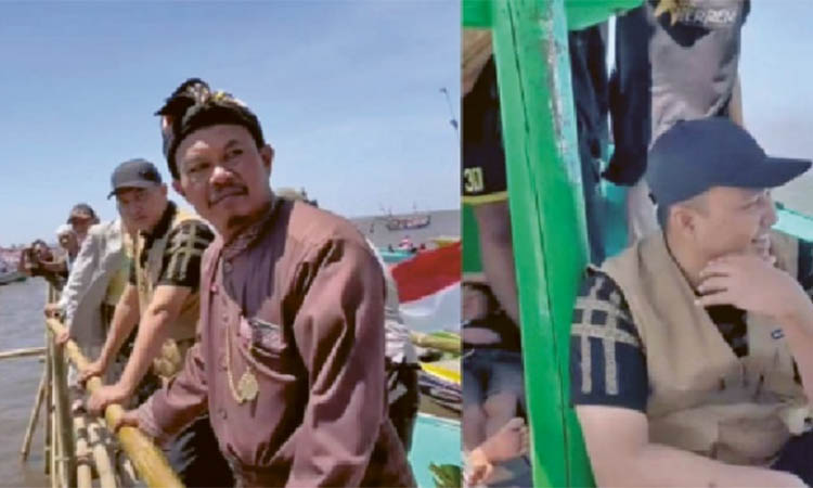 DIPERTAHANKAN: Festival Petik Laut sebagai wujud selamatan desa.
