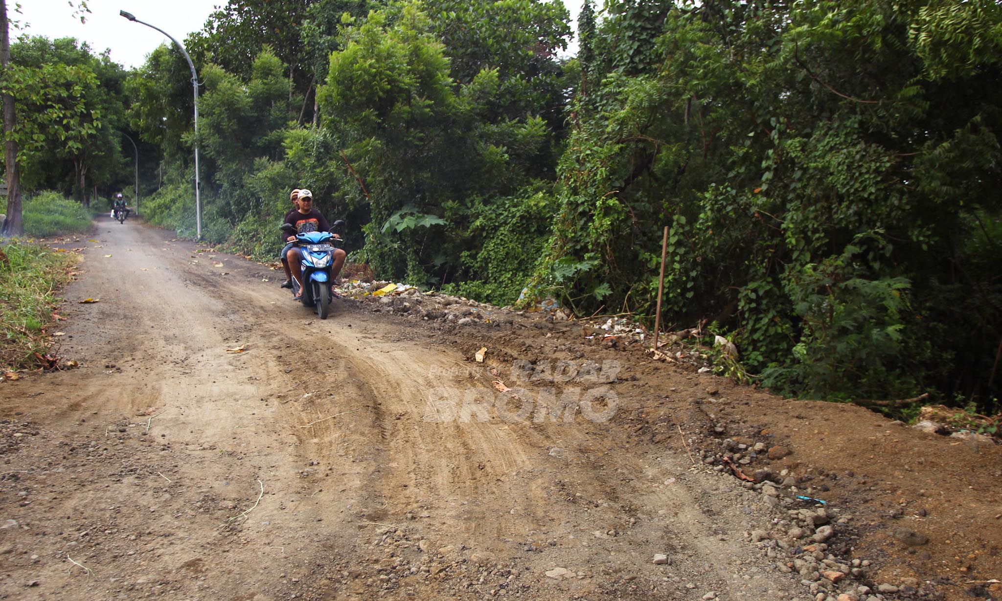 TUNGGU KEJELASAN: Jalur yang diproyeksikan akan dijadikan JLU di Kota Pasuruan. Dewan menagih komitmen Pemkot Pasuruan untuk kepastian JLU.