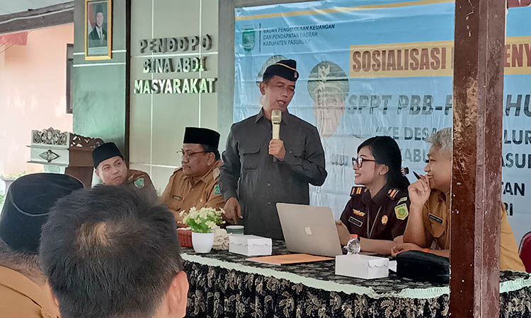 BEBERKAN: Kegiatan sosialisasi berkaitan dengan PBB yang dilakukan legislatif dan pemkab.