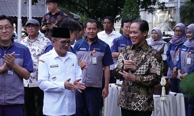 Menteri Lingkungan Hidup Hanif Faisol Nurofiq mengapresiasi PT CJI dalam Pengembangan Industri Bioteknologi