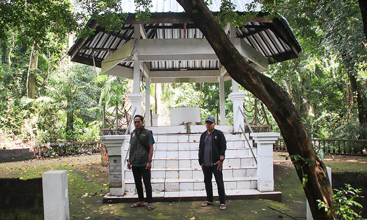 TRADISI: Peguron di Dusun Krajan, Desa Negororejo, salah satu lokasi yang digunakan untuk gendhing selamatan desa.