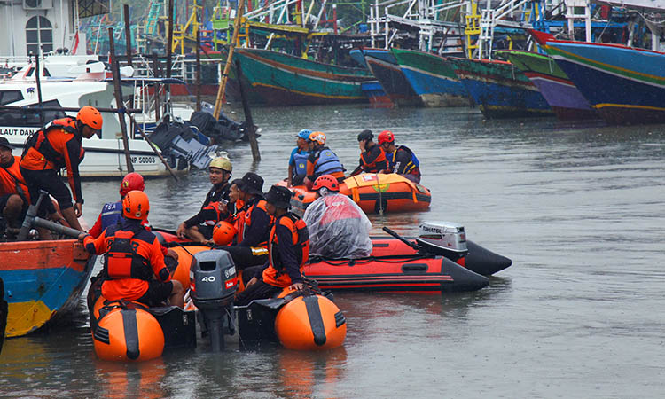 DIHENTIKAN: Pencarian balita atas nama Mukhammad Syawali oleh tim SAR Gabungan yang akhirnya dihentikan. Pihak kepolisian, kini sedang melakukan pendalaman.