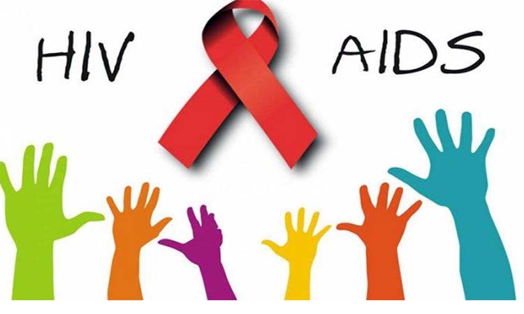 Ilustrasi logo HIV
