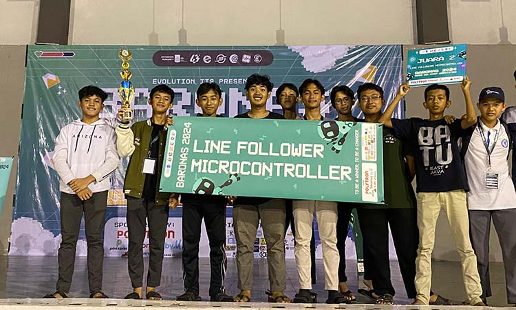NASIONAL: Siswa MAN 1 Pasuruan meraih juara kedua di ajang Baronas ( ITS ) Surabaya 3 Maret 2024.