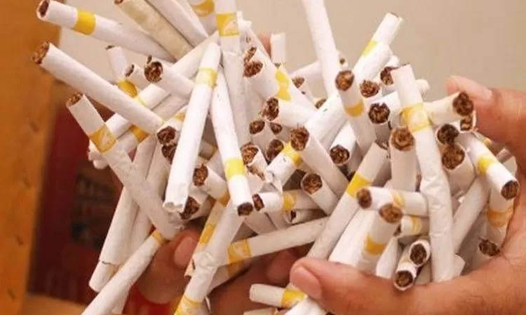 Ilustrasi rokok ilegal