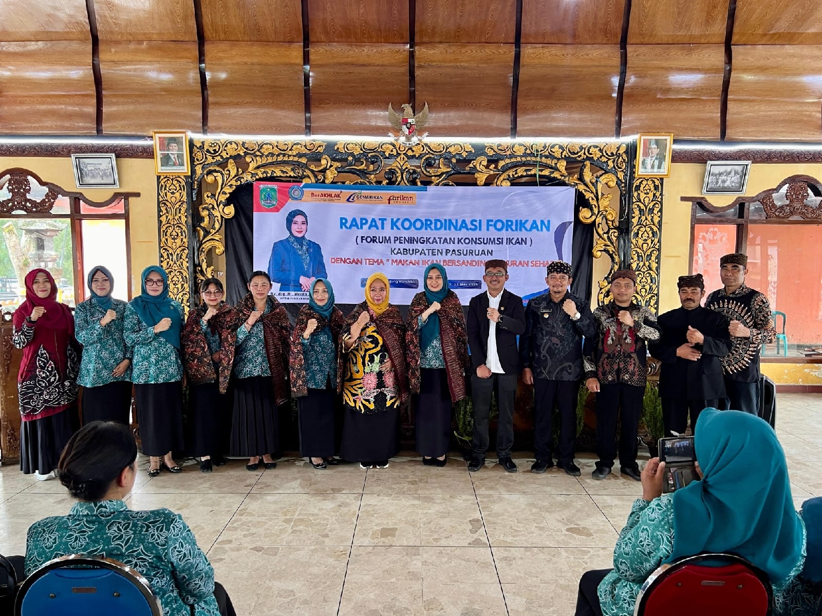 RAKOR: Rapat koordinasi (Rakor) Forikan Kabupaten Pasuruan pada 23 Mei 2025 di Desa Wonokitri, Kecamatan Tosari, bersama DPRD Kabupaten Pasuruan, Pemkab Pasuruan, dan TP PKK Kabupaten Pasuruan.