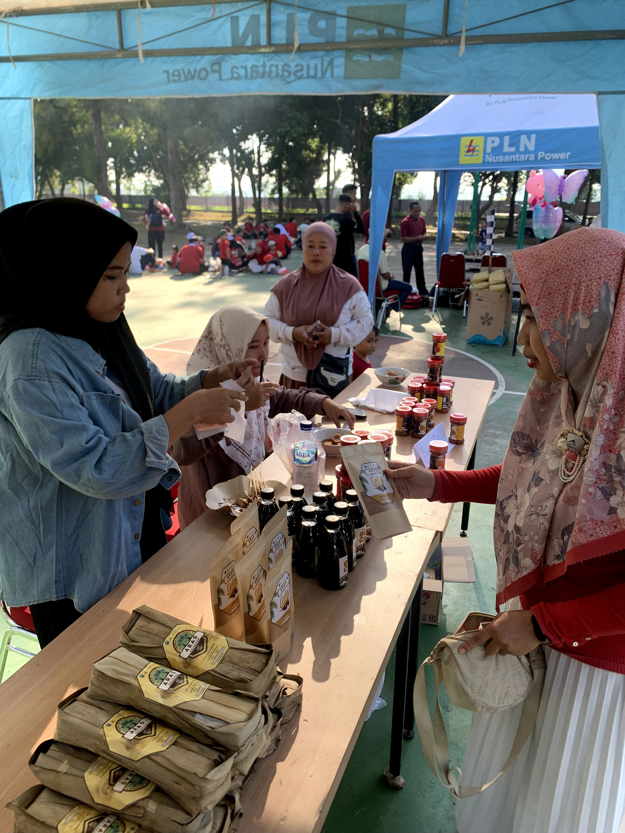 PROMOSI: Produk Aren Pokmas Garuda Sakti mengikuti pameran untuk membuka mengenalkan produk dan memperluas jaringan.