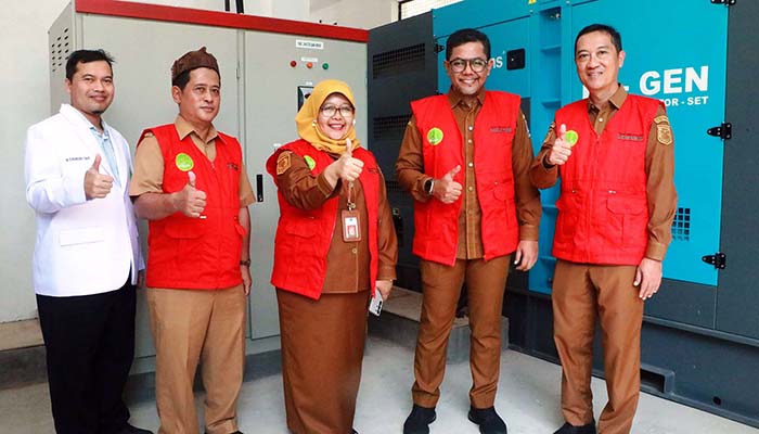 GENSET: Tahun 2024 kemarin, RSUD Waluyo Jati telah menyelesaikan pembangunan Ruang Genset 650 KVA.