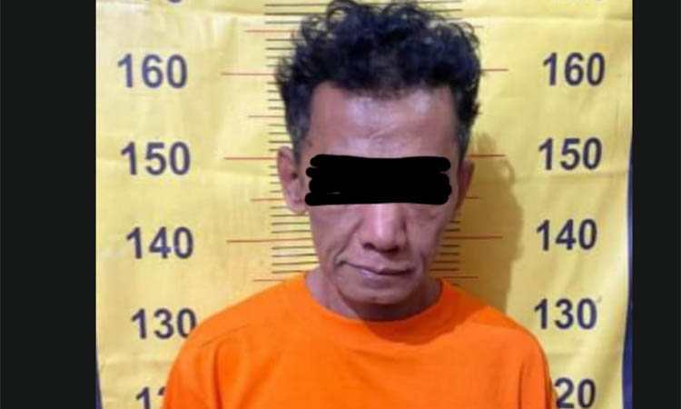 MENGAKU PETANI: Marjui yang kini sudah mendekam di sel Mapolres Pasuruan.