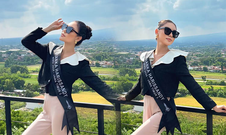 KECE: Dianka Harissandy suka memakai kacamata sebagai aksesoris kasual. Penggunaan kacamata bisa membuat tampilan semakin kece.