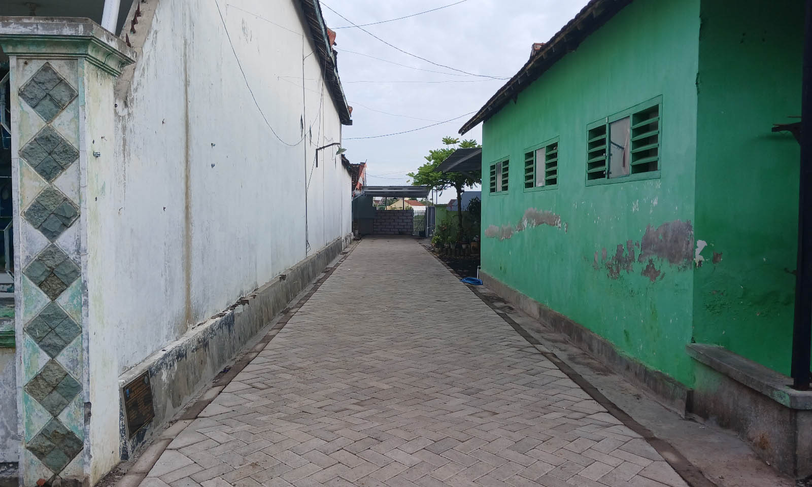 RAPI: Kondisi salah satu titik jalan perkampungan yang sudah di paving. Tahun ini pavingisasi dilaksanakan di Dusun Gilin dan Dusun Karangdampit.