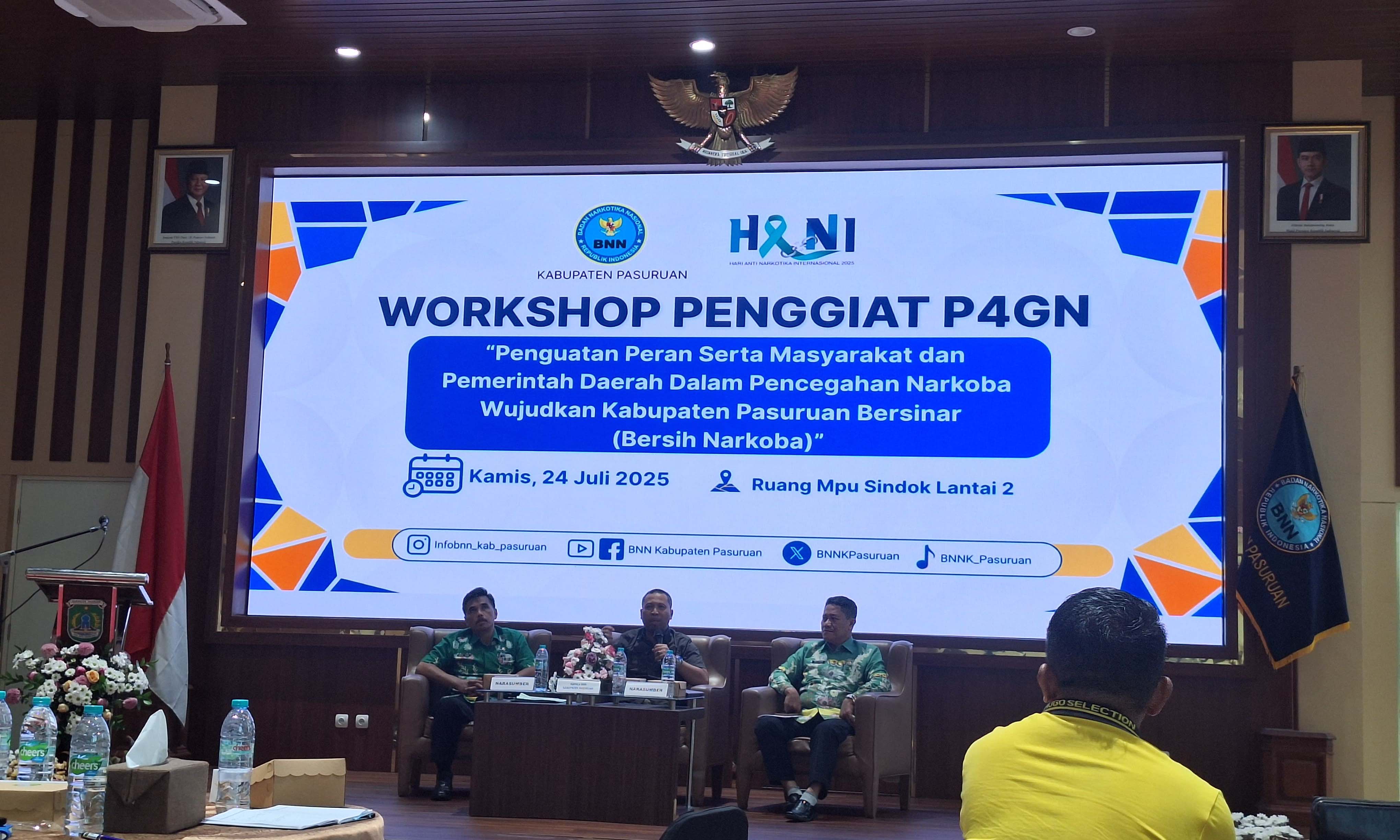 PAPARAN: Kegiatan talkshow yang berkaitan dengan narkoba. Dalam sepekan, Rp 8 miliar lenyap imbas peredaran narkoba.