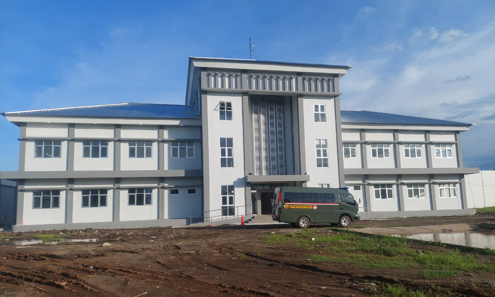 BERLANJUT: Lapas baru Kota Pasuruan yang belum difungsikan. Tahun ini, anggaran Rp 10 miliar disiapkan untuk penambahan sarana penunjang.