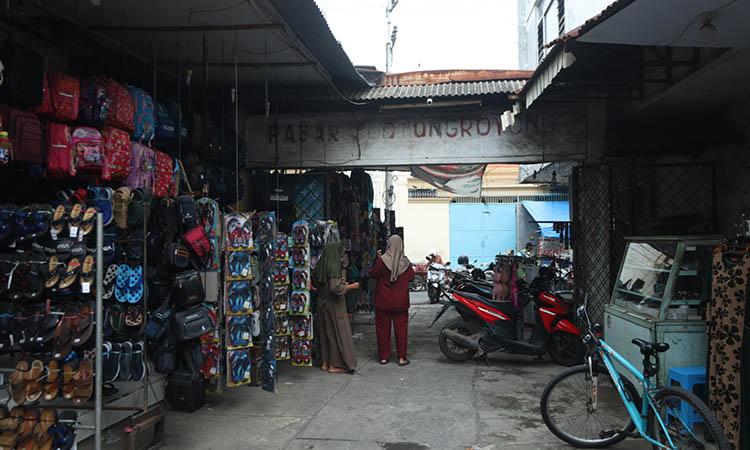 SEPI: Bagian dalam lantai dasar Pasar Gotong Royong saat ini.