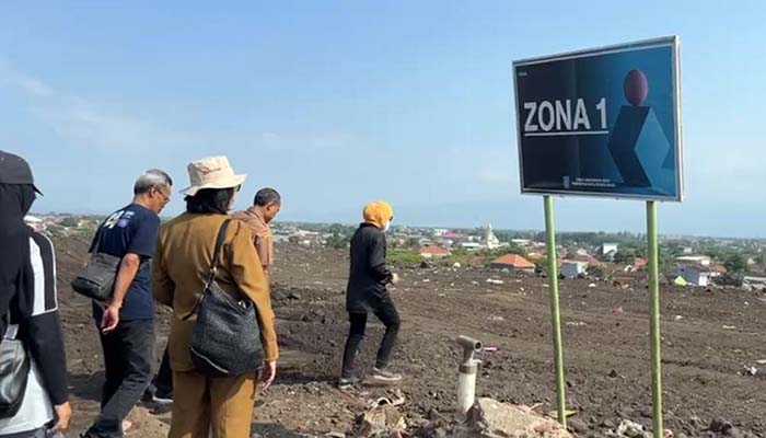 PENILAIAN: Tim pembina TPA KLHK RI meninjau TPA Bestari untuk penilaian Adipura di Kota Probolinggo.