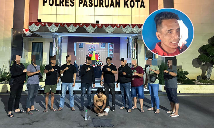 TAK BERDAYA: Kasiadi alias Ucok yang kaki kanannya ditembak. Ucok dibekuk setelah melukai seorang sopir bus (Inset).