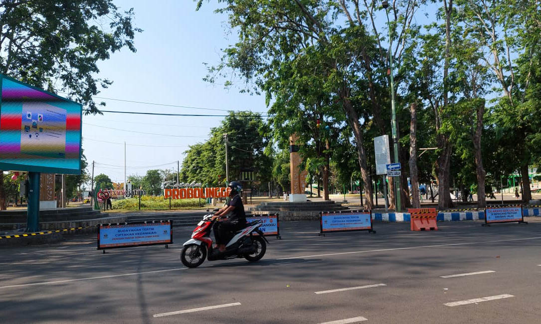 RUANG TERBUKA HIJAU: Alun-alun Probolinggo yang rencananya akan direvitalisasi tahun ini.