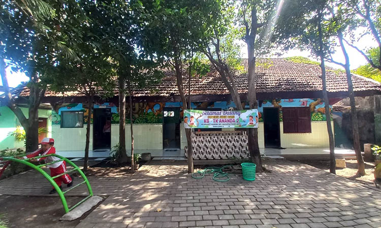 SEKARANG: Bangunan TK Ananda 2 di Jalan Kaca Piring, Kecamatan Mayangan, Kota Probolinggo.