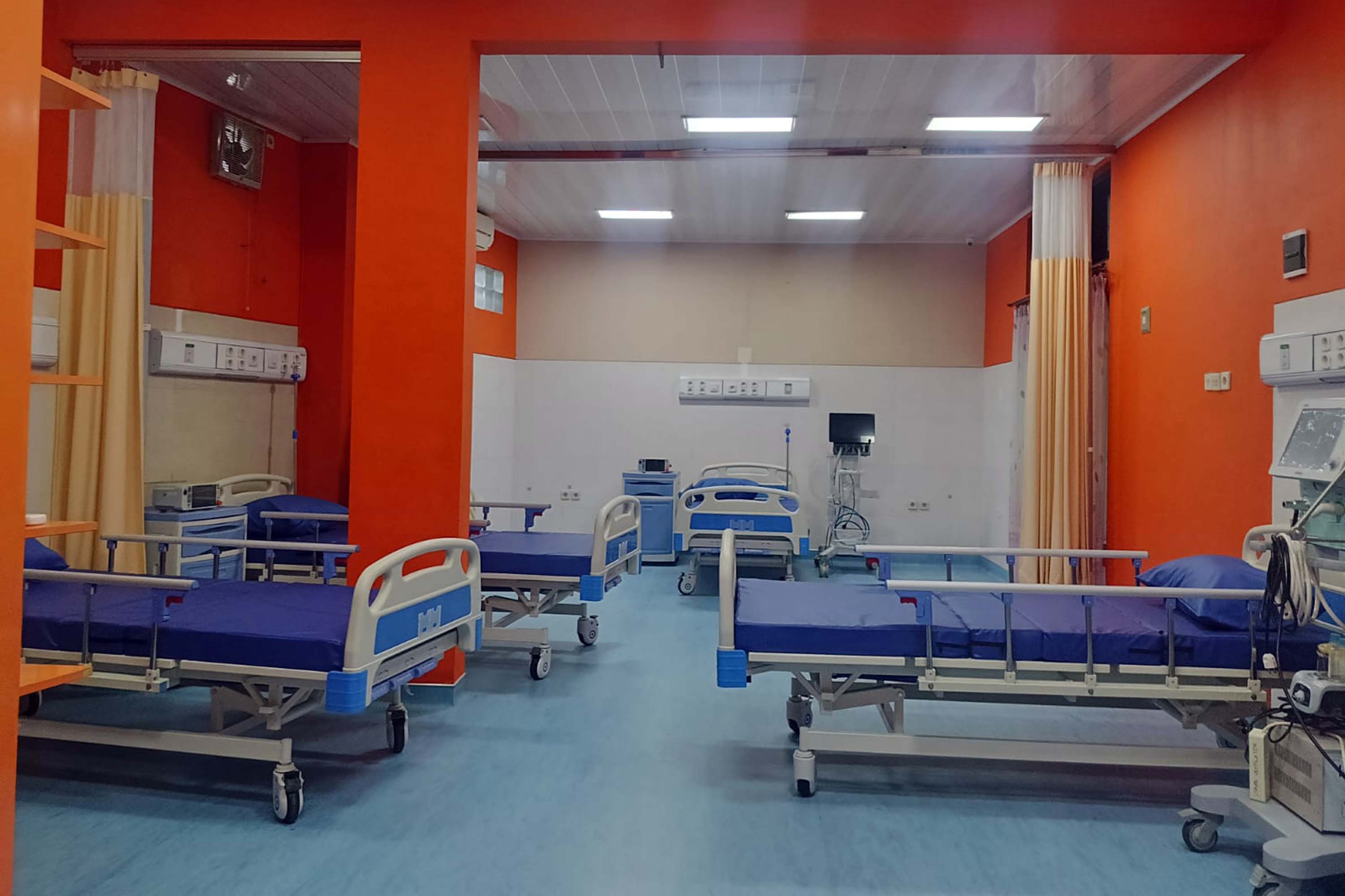 SESUAI STANDAR: RSU Amanah mengoperasikan gedung baru yang memiliki kamar rawat inap standar BPJS (standar JKN). Setiap kamar hanya ada dua kelas, yaitu kelas A dan B, ditambah kelas VIP dan VVIP.