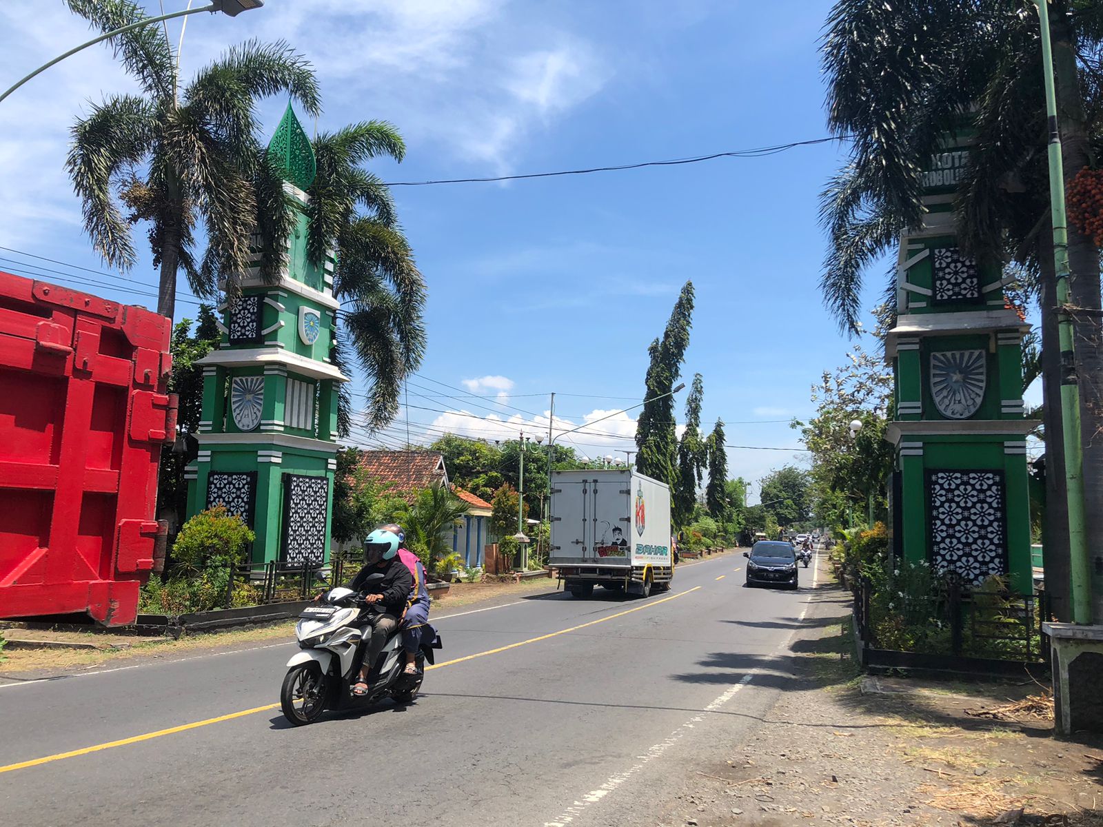 Ruas jalan Ir Sutami, Wonoasih, Kota Probolinggo