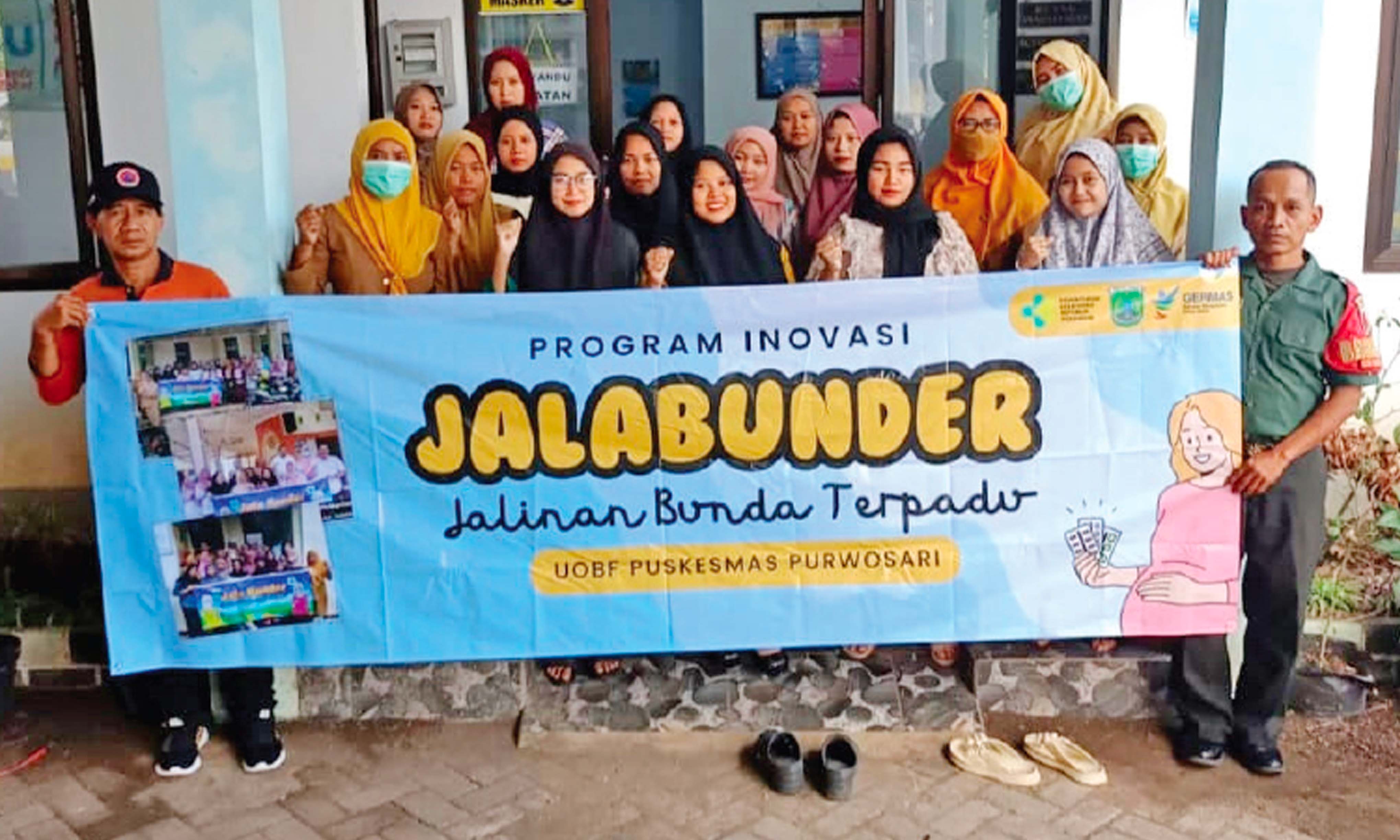 INOVATIF: Layanan Jaringan Pelayanan Bunda Terpadu atau disingkat JALA BUNDER, merupakan trobosan dari Puskesmas Purwosari untuk mencegah AKI dan AKB.