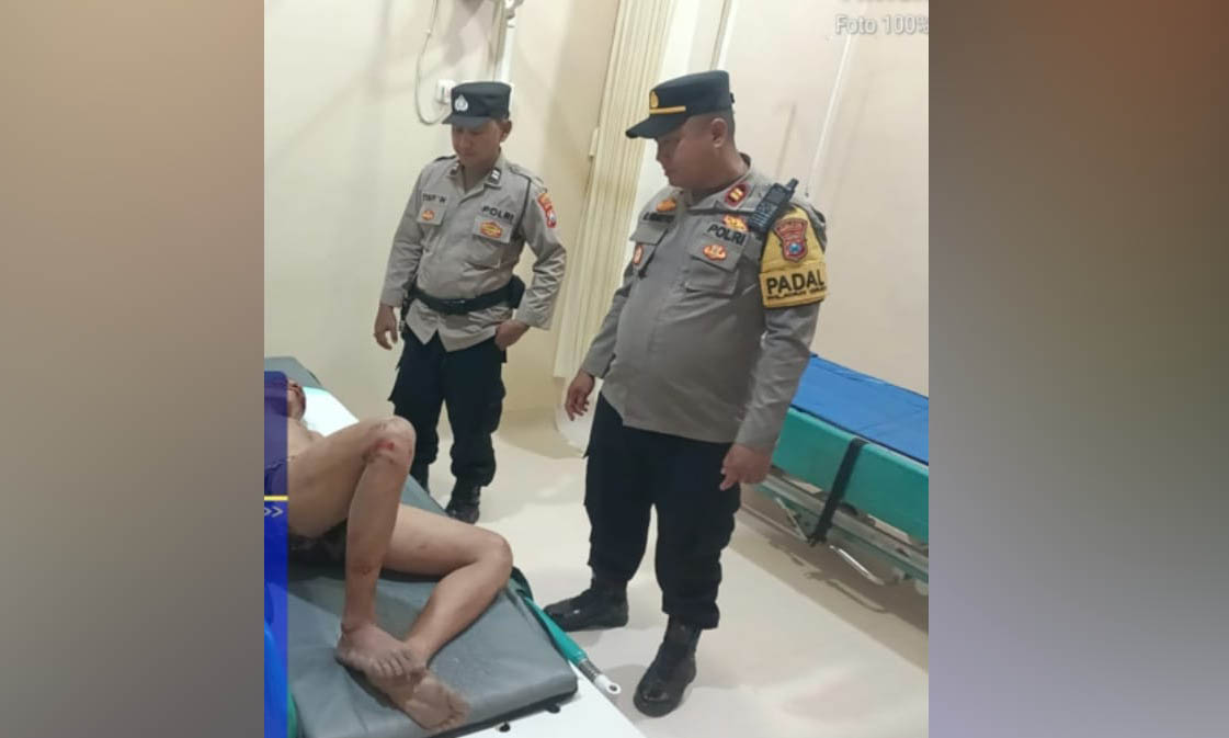 KESAKITAN: Mianto saat dirawat di RSUD dr R Soedarsono
