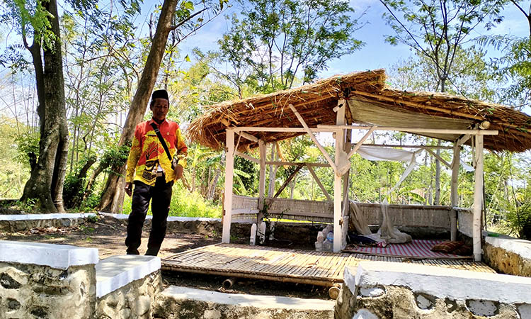GUMUK: Tempat yang dipercaya lokasi Kiai Joyo Lelono beristirahat dari mengembara.