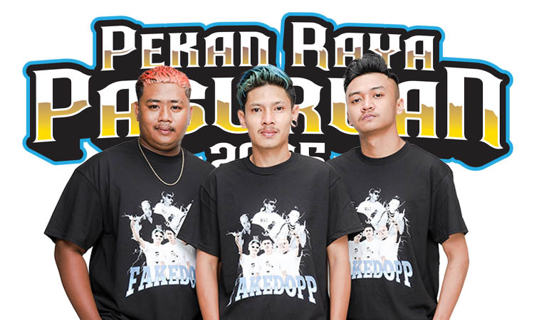 SIAP TAMPIL: Grup Band Fakedopp yang siap tampil menghibur masyarakat di acara Pekan Raya Pasuruan 2025 pada Jumat (26/9).
