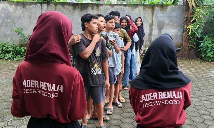 KOMPAK: Pelaksanaan Posrem Baper di Desa Wedoro, Kecamatan Pandaan. Kegiatan ini bermanfaat besar untuk kalangan remaja.