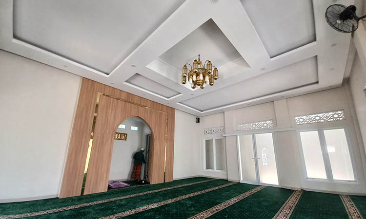 MEGAH: Arsitektur Musala An-Nur yang mengusung konsep perpaduan antara Timur Tengah dan Tropis.