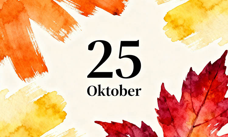 25 Oktober