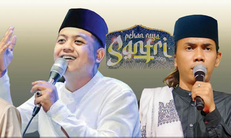 SENIN INI: Fandi Irawan dan Firman Ahsani bakal tampil hari ini di Pekan raya santri 2025.