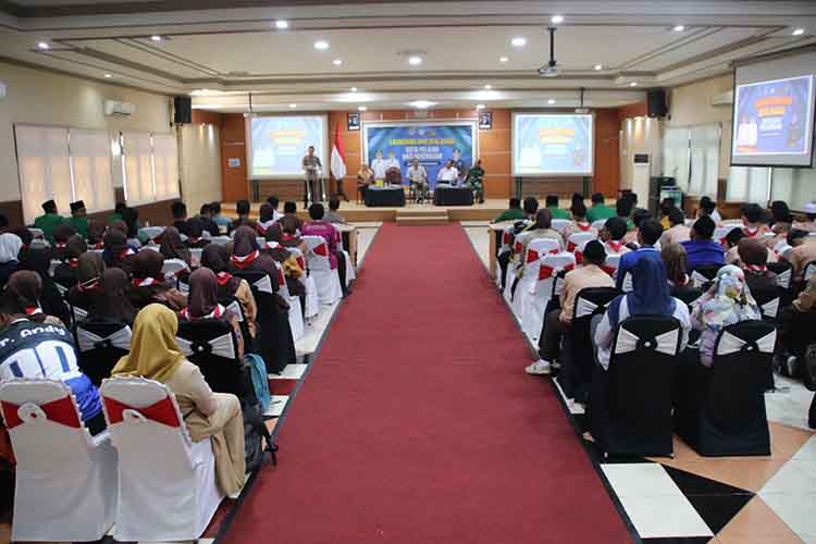 DUTA: Launching dan Deklarasi Duta Pelajar Anti Kekerasan digelar di ruang Puri Manggala Bhakti&nbsp;Kantor Wali Kota Probolinggo, Sabtu (15/11).