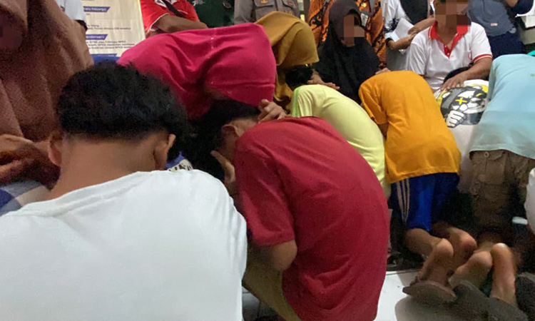 MINTA MAAF: Polsek Gading memanggil korban, pelaku, orang tua, dan guru ke Mapolsek setempat. Hasilnya perkara perundungan diselesaikan secara kekeluargaan serta berakhir saling memaafkan.