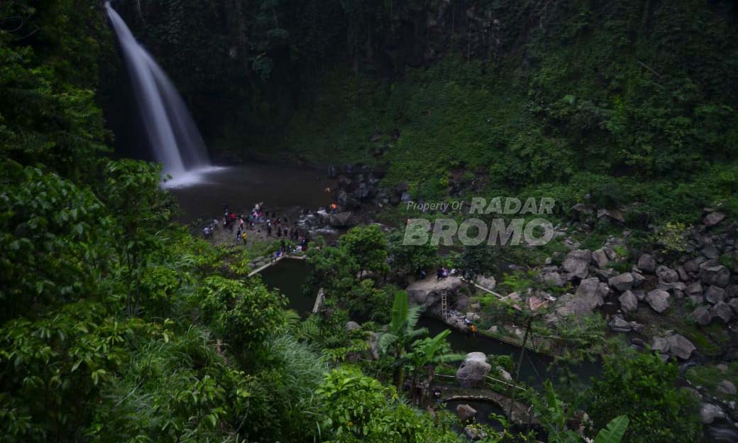 ASRI: Air Terjun Jaran Goyang, salah satu destinasi wisata di Kecamatan Krucil, Kabupaten Probolinggo.