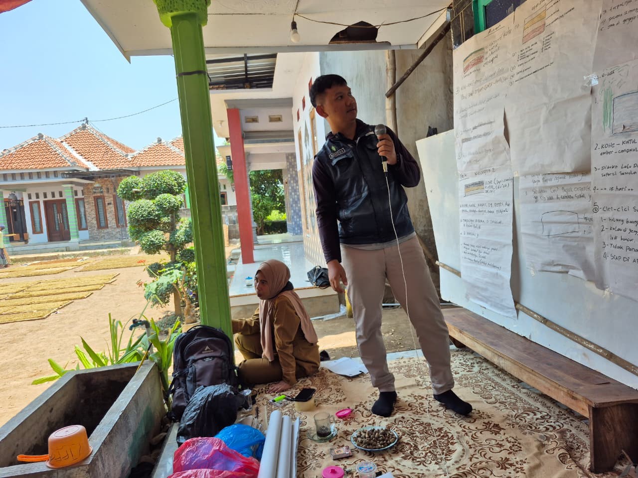 KOMPETEN: Materi pelatihan meliputi pengendalian hama sejak dini melalui metode ramah lingkungan.