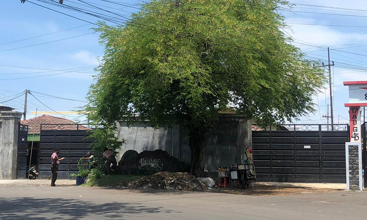 GUDANG: Lokasi gudang Pabrik Simping yang berada di dekat Kelurahan Mayangan, Kecamatan Mayangan, Kota Probolinggo.