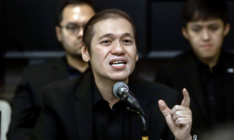 Pengacara PT Jawa Pos, E.L. Sajogo dari firma hukum Markus Sajogo & Associates